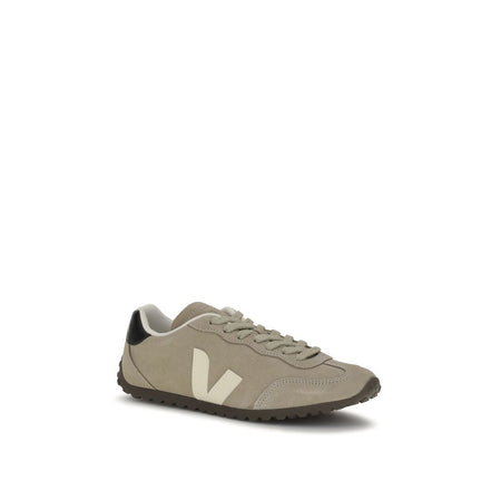 Veja Beige Suede Leather Low Top Sneakers