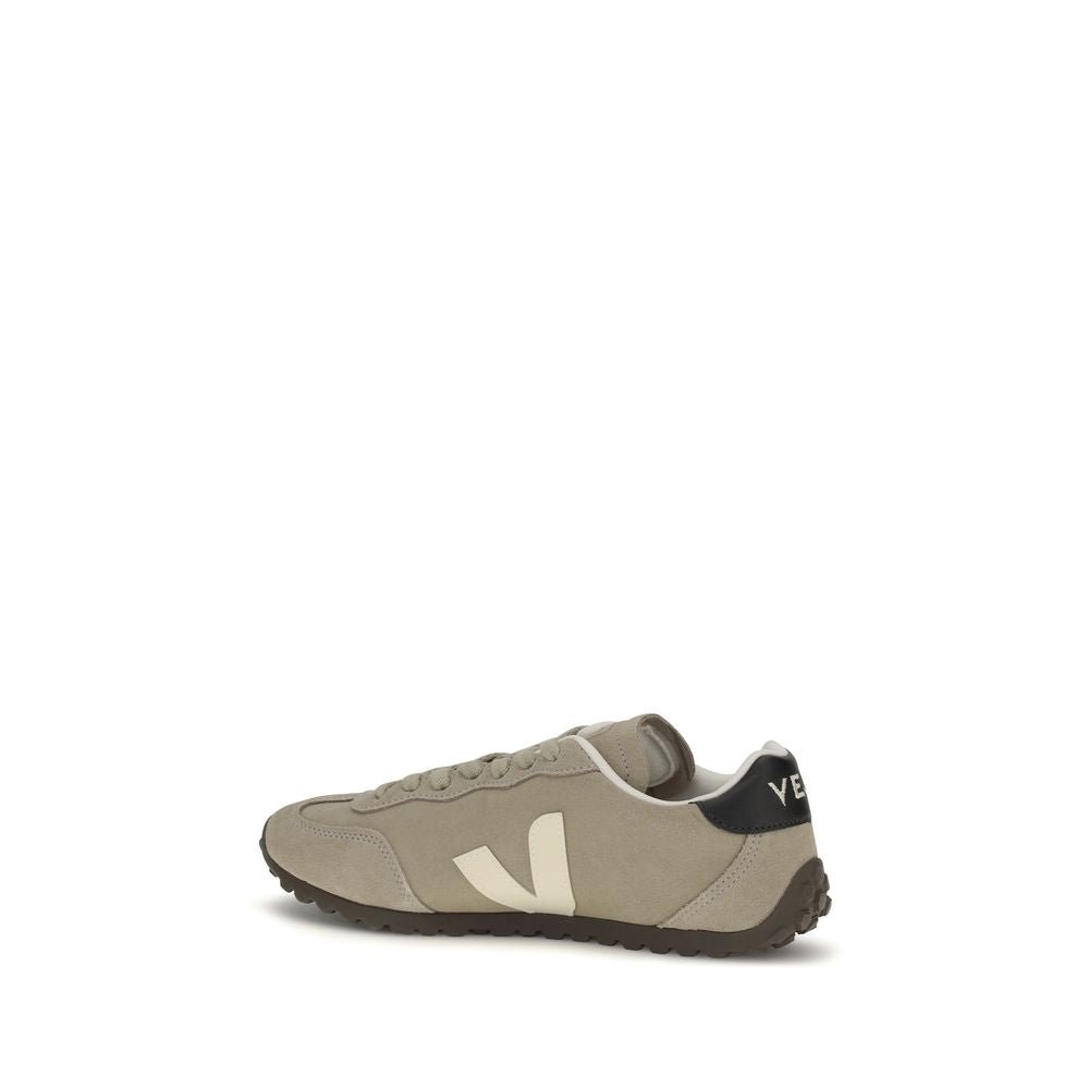 Veja Beige Suede Leather Low Top Sneakers