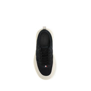 Moncler Black Polyamide Athletic Sneakers