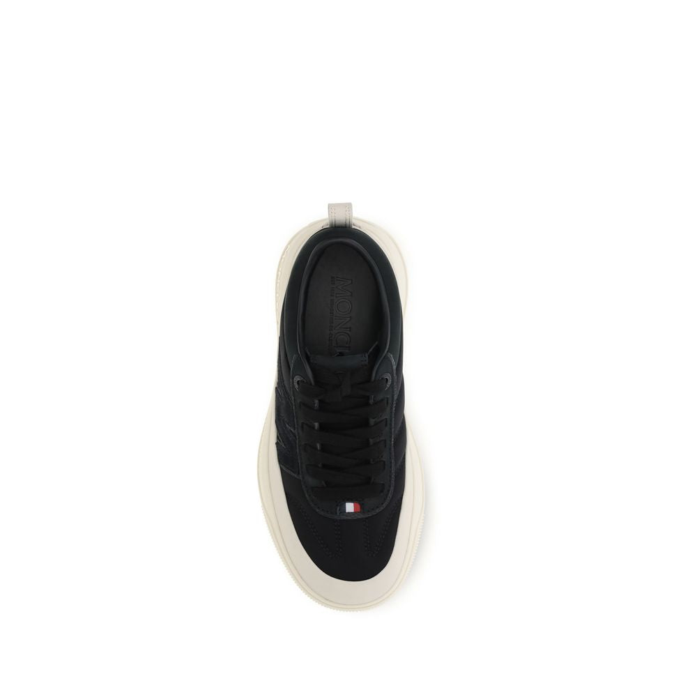 Moncler Black Polyamide Athletic Sneakers