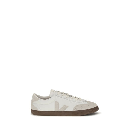 Veja White Calf Leather Bos Taurus Sneakers