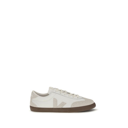 Veja White Calf Leather Bos Taurus Sneakers