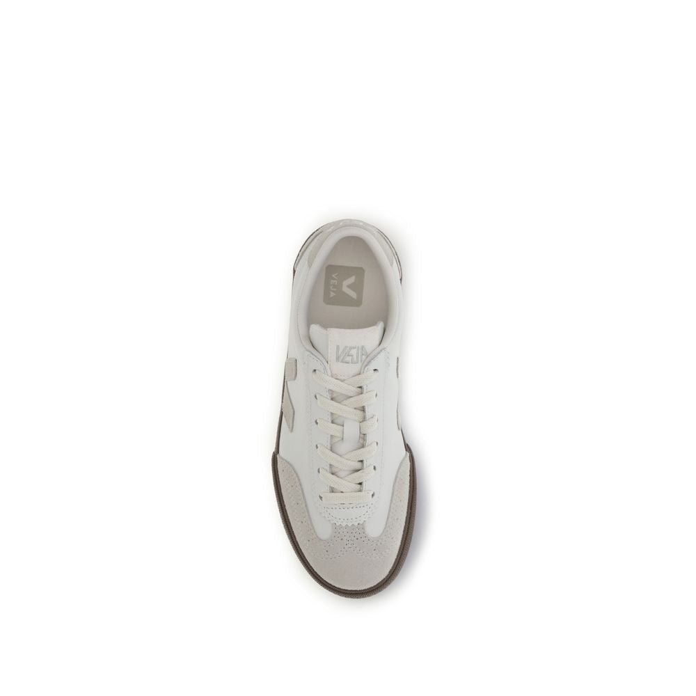 Veja White Calf Leather Bos Taurus Sneakers