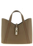 Τσάντα tote Furla Gray από δέρμα μοσχαριού