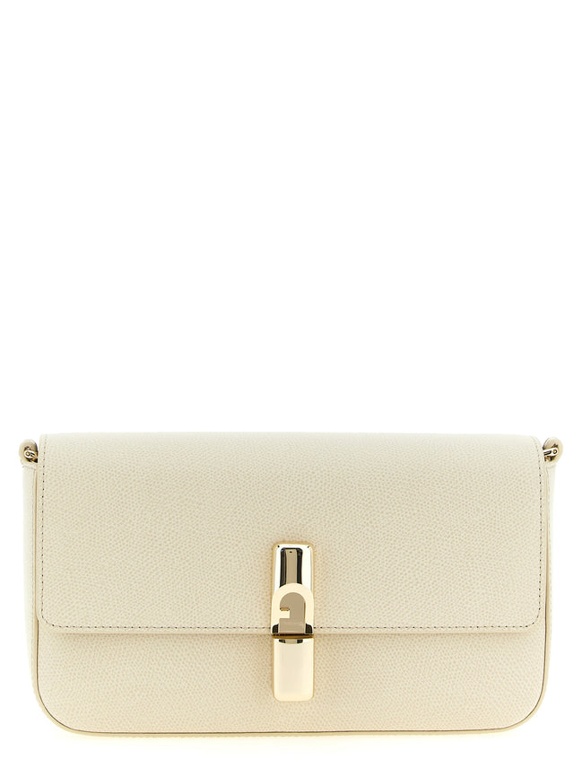 Furla White Iride S Crossbody Bag