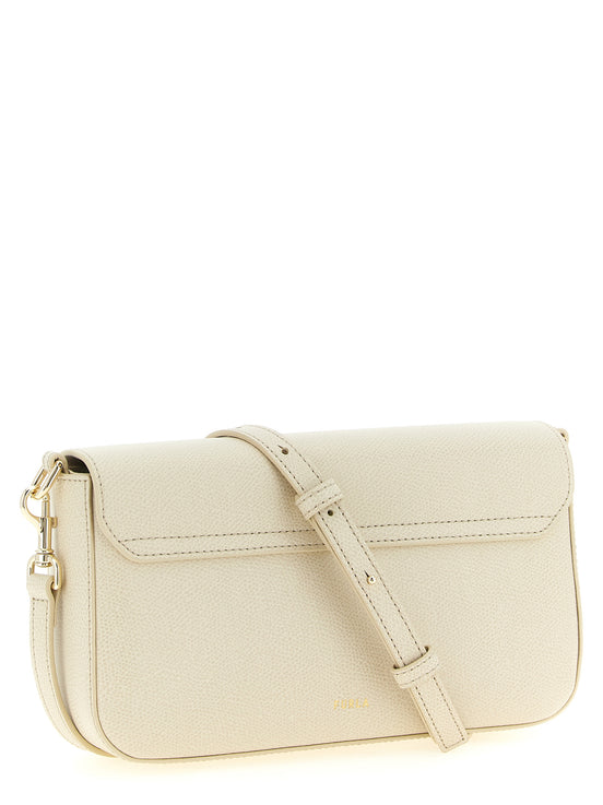 Τσάντα Furla White Iride S Crossbody