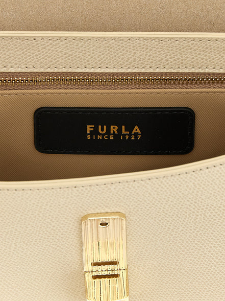 Furla White Iride S Crossbody Bag