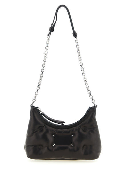 Τσάντα Furla Maison Margiela Black από δέρμα αρνιού
