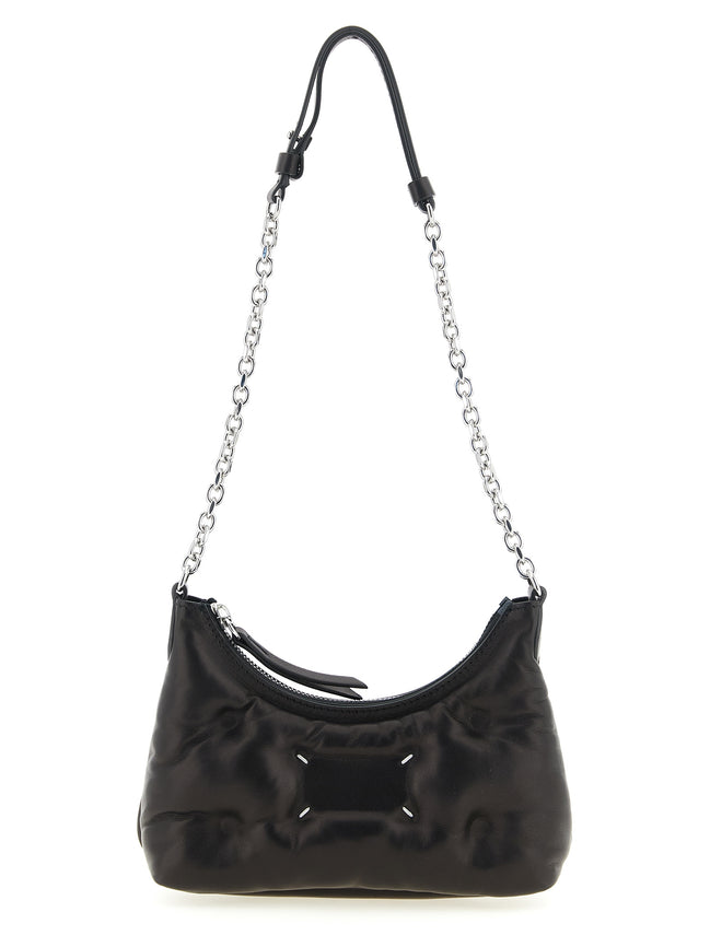 Τσάντα Furla Maison Margiela Black από δέρμα αρνιού