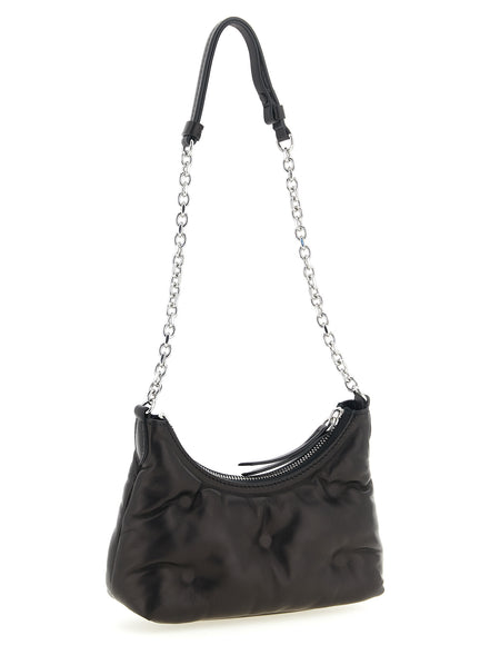 Τσάντα Furla Maison Margiela Black από δέρμα αρνιού