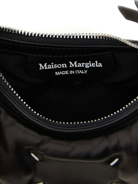 Τσάντα Furla Maison Margiela Black από δέρμα αρνιού