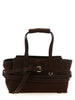Moschino Brown Calfskin Handbag