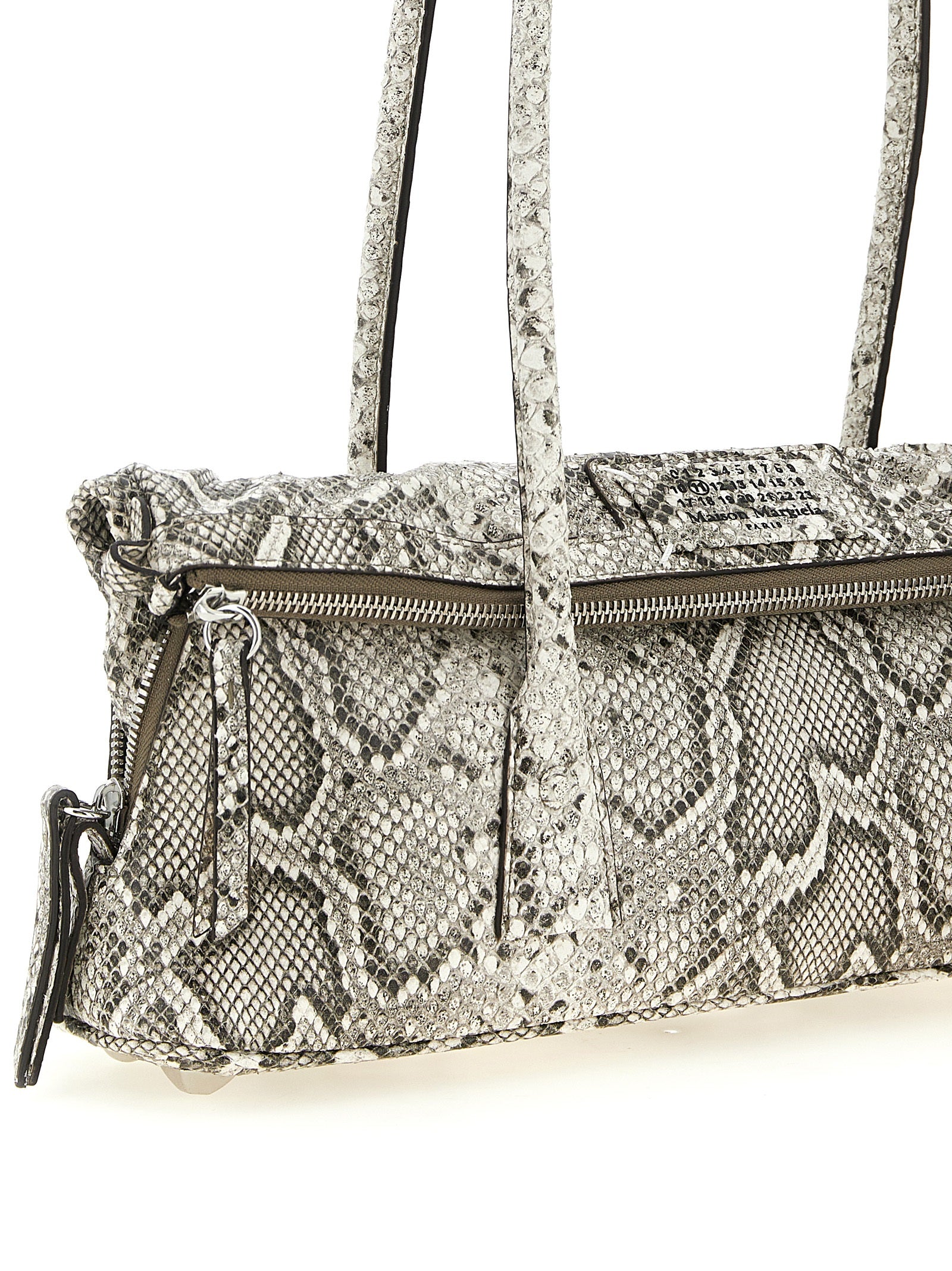 Maison Margiela White Goatskin Shoulder Bag