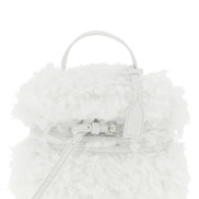 Moschino White Leather Handbag