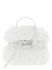 Moschino White Leather Handbag