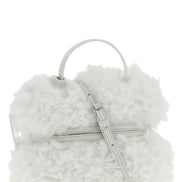 Moschino White Leather Handbag
