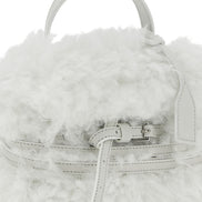 Moschino White Leather Handbag