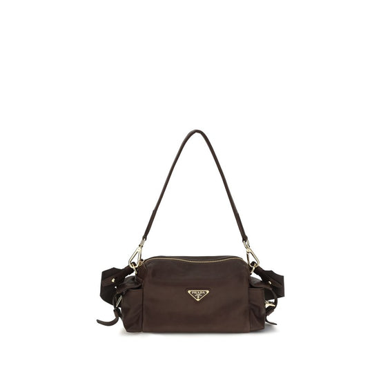 Prada Brown Napa Leather / Calf Bos Taurus Shoulder Bag