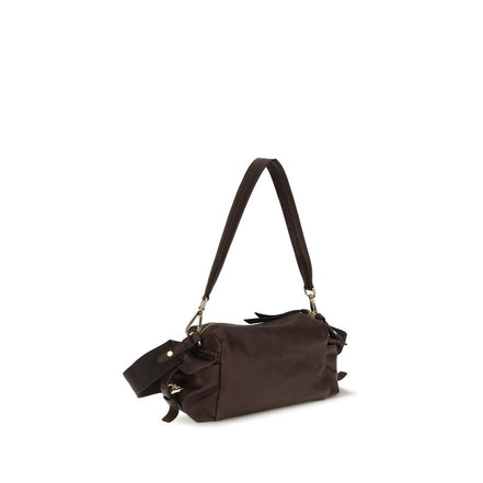 Τσάντα ώμου Prada Brown Napa Leather / Calf Bos Taurus