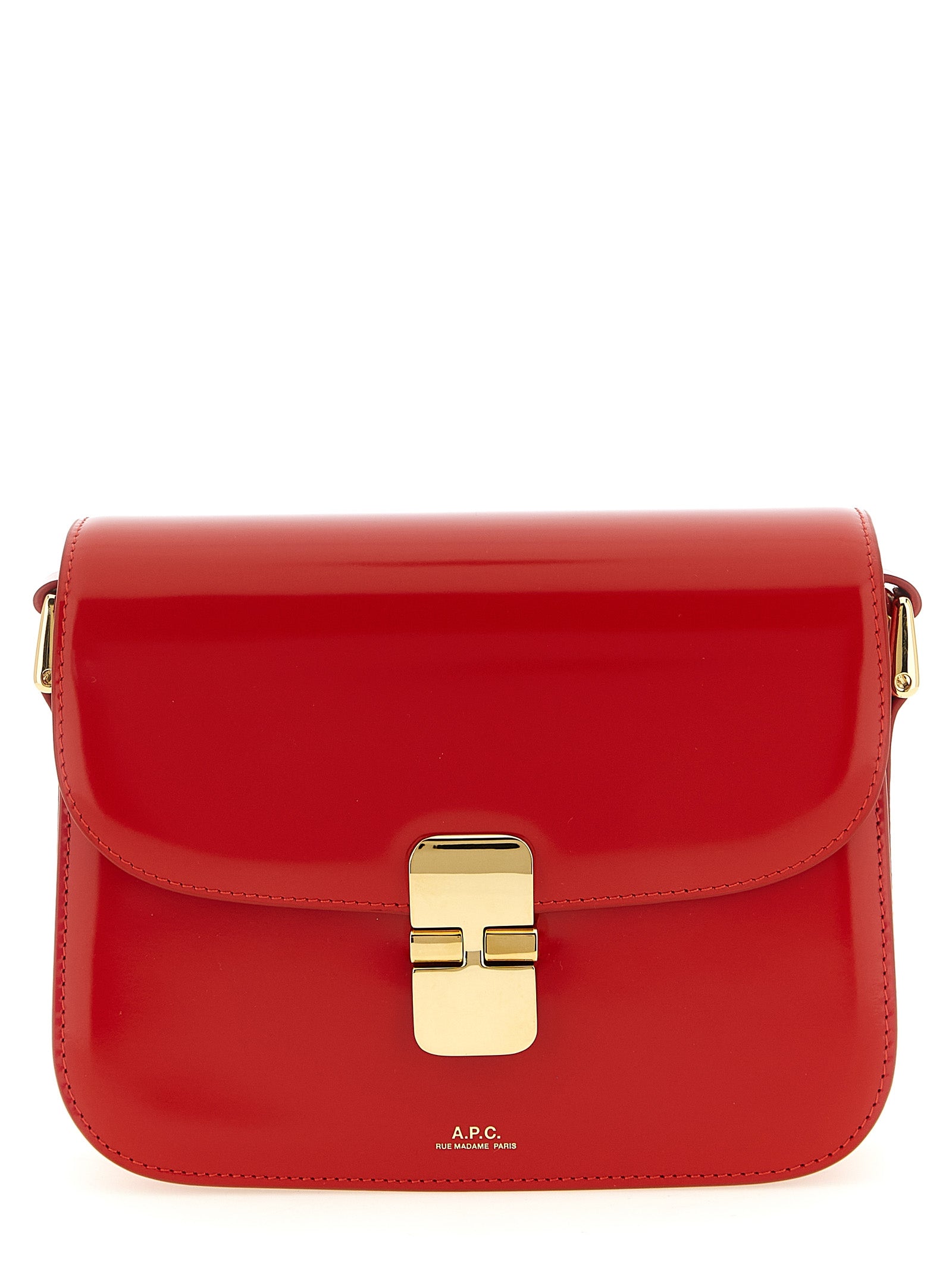 Τσάντα A.P.C. Multicolor Cowhide Crossbody