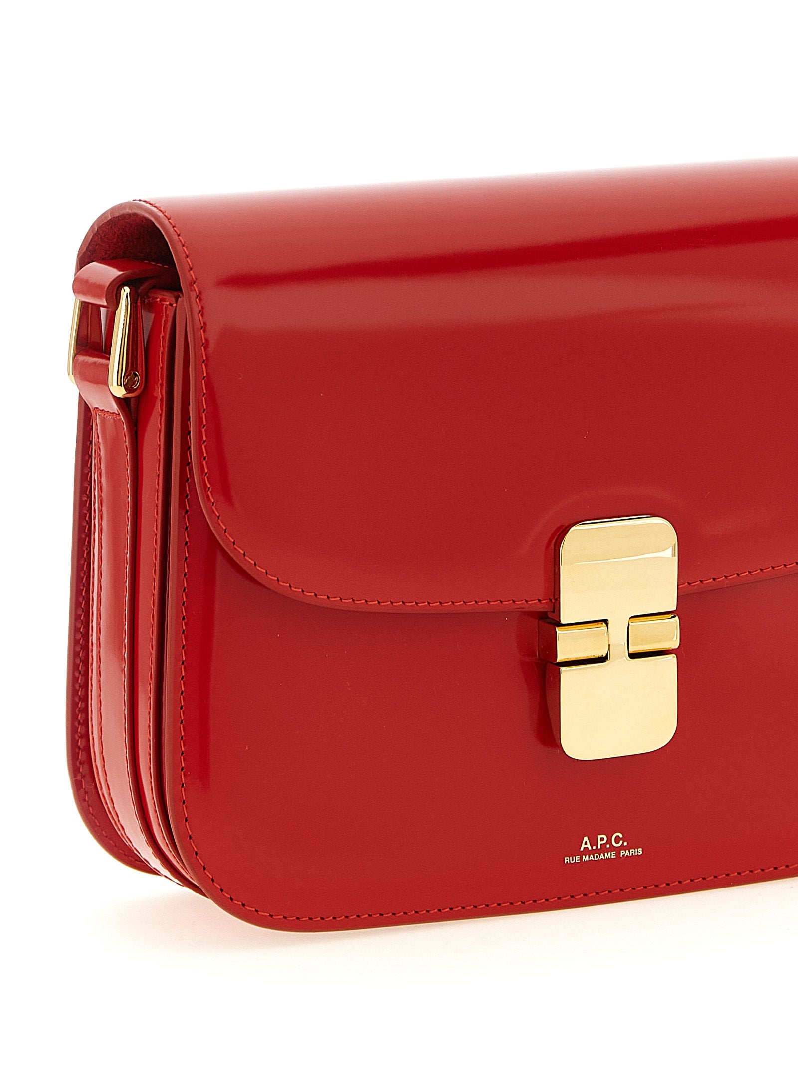 Τσάντα A.P.C. Multicolor Cowhide Crossbody