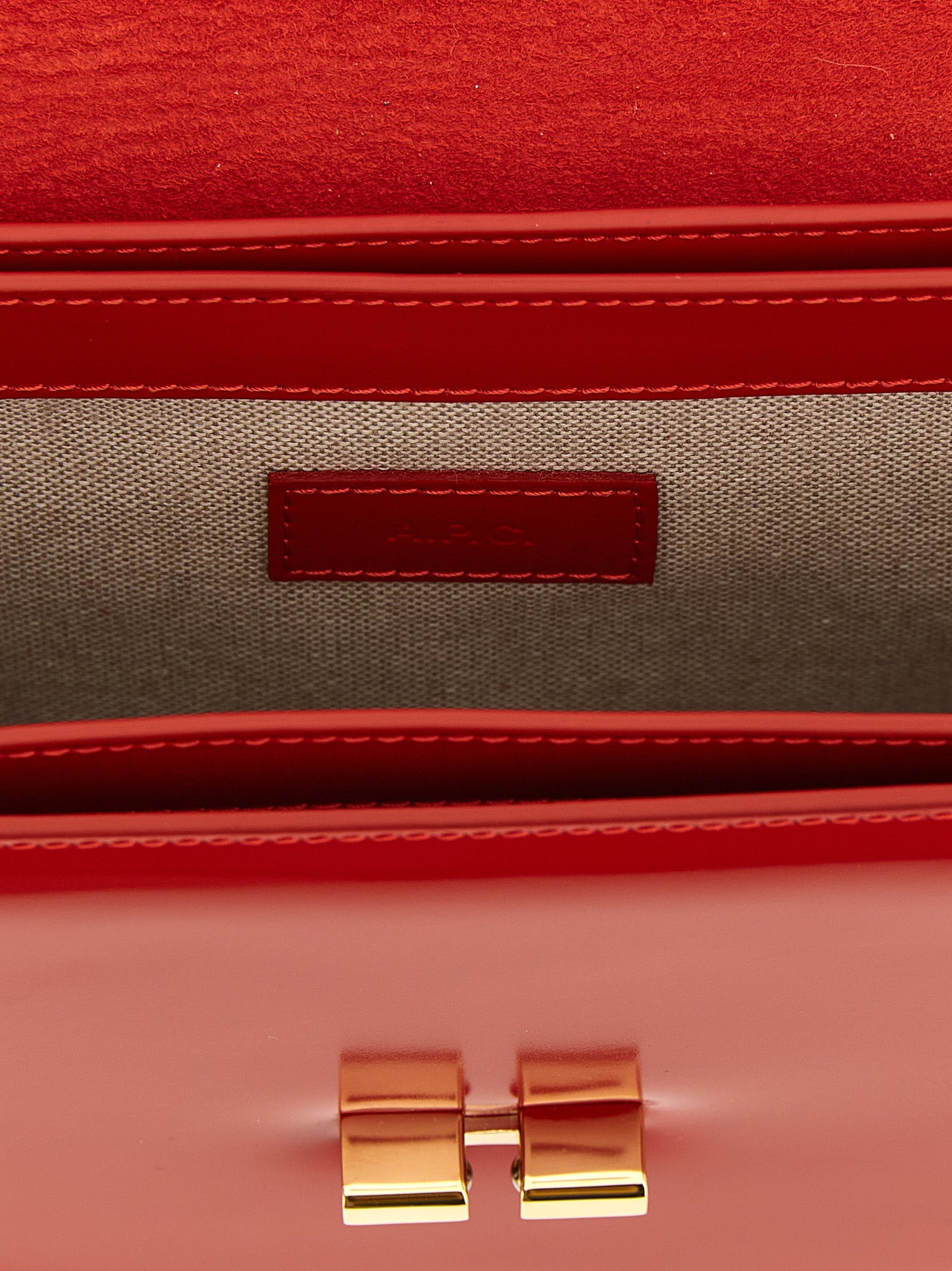 Τσάντα A.P.C. Multicolor Cowhide Crossbody