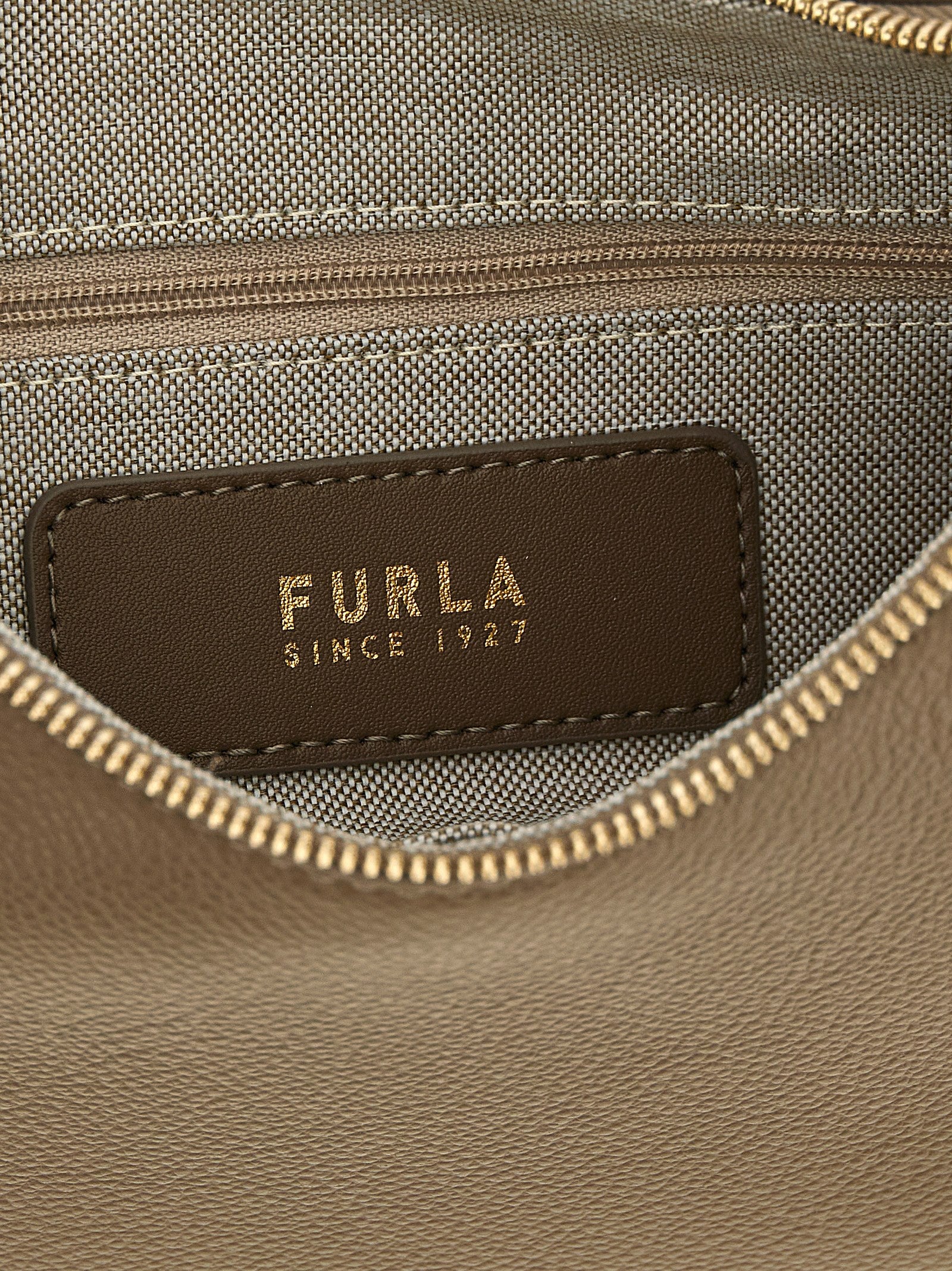 Furla Beige Goccia S Shoulder Bag