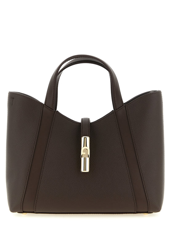 Τσάντα tote Furla Brown Goccia S