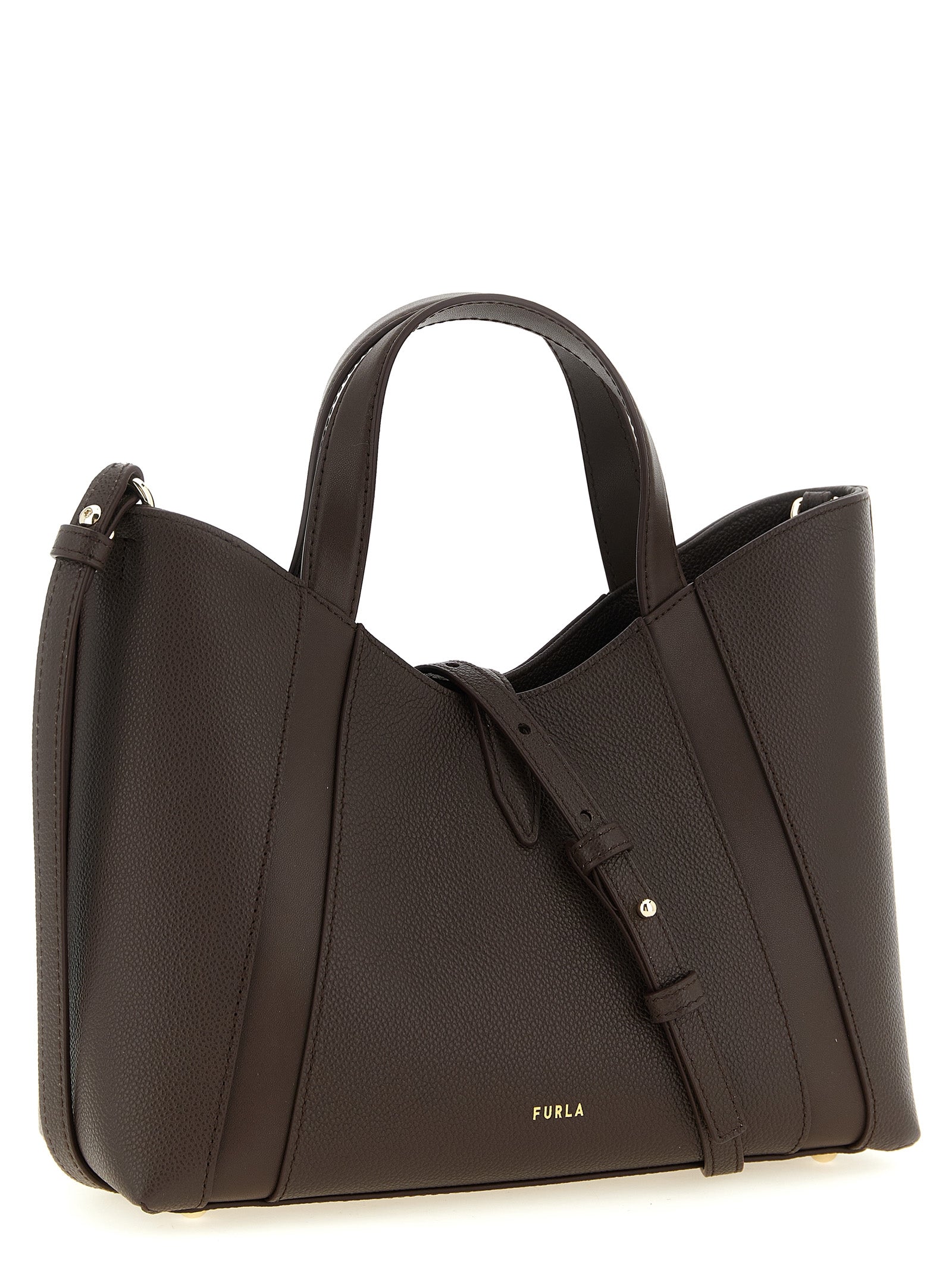 Furla Brown Goccia S Tote Bag