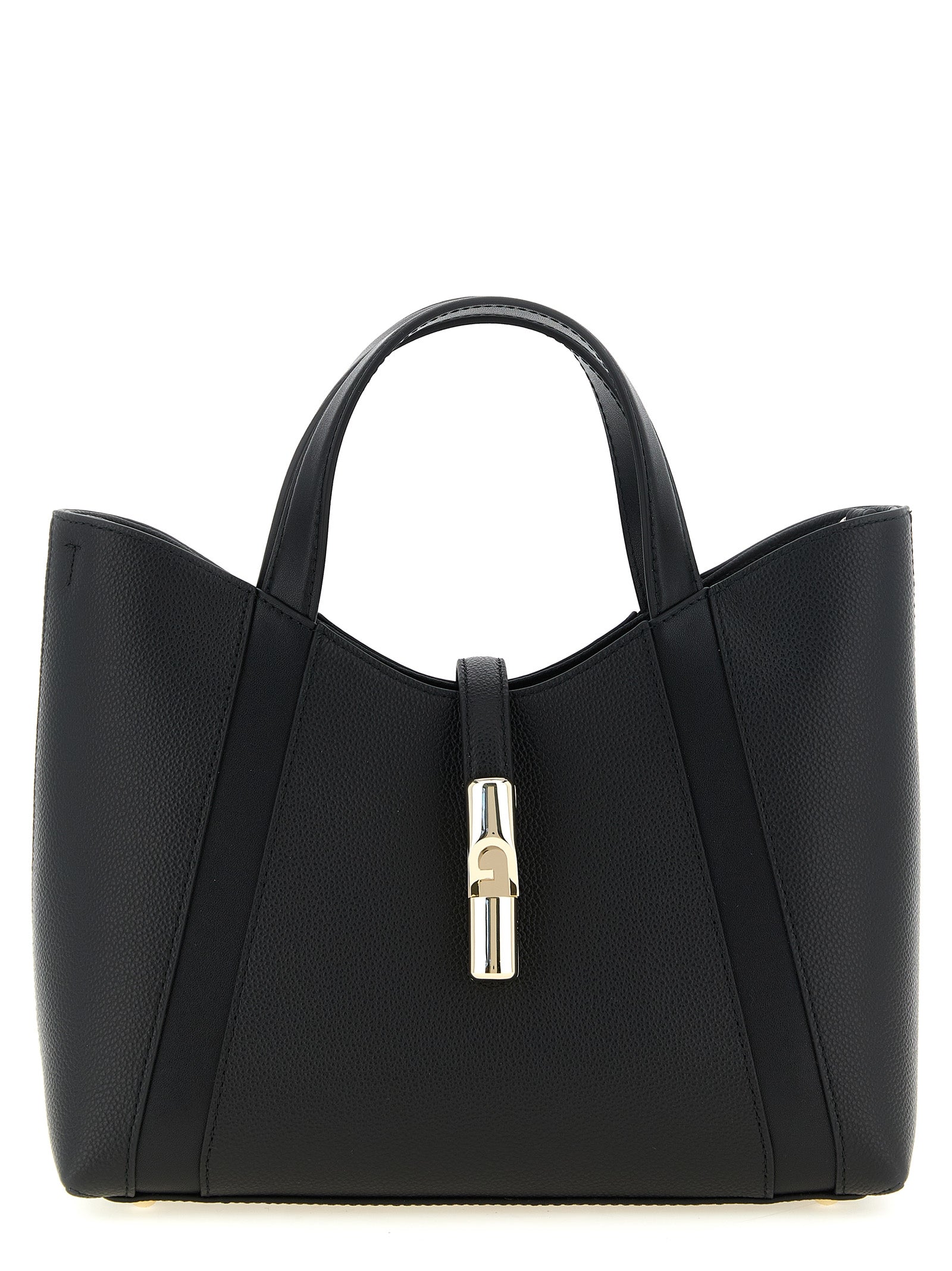 Furla Black Goccia S Tote Bag