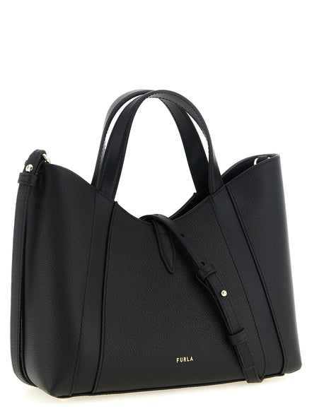 Furla Black Goccia S Tote Bag