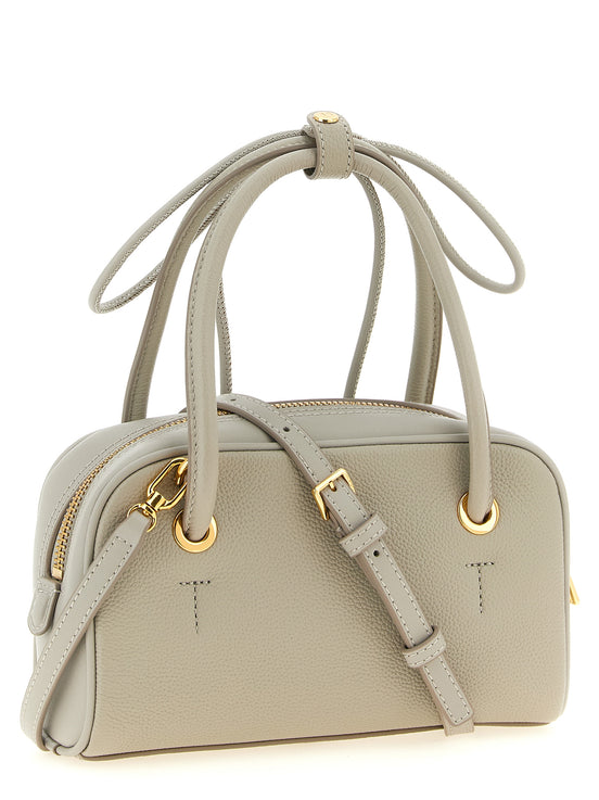 Furla Gray Poppy S Handbag