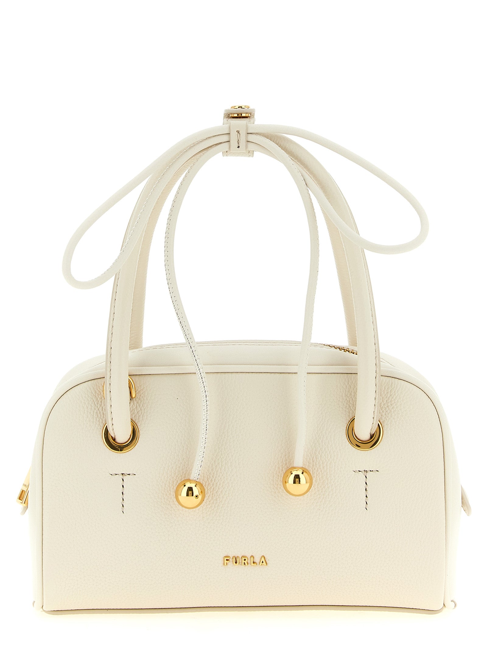 Furla White Poppy S Handbag