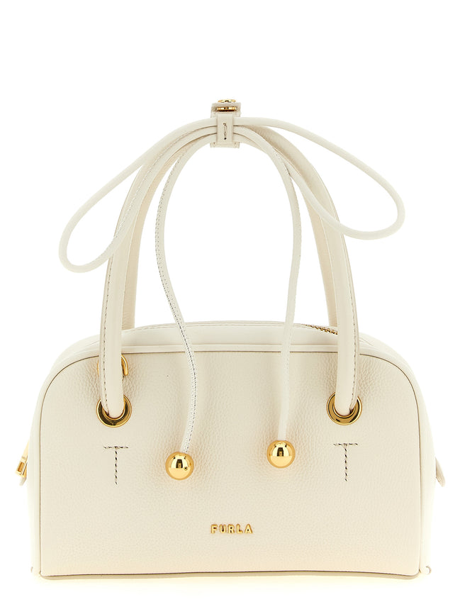 Furla White Poppy S Handbag