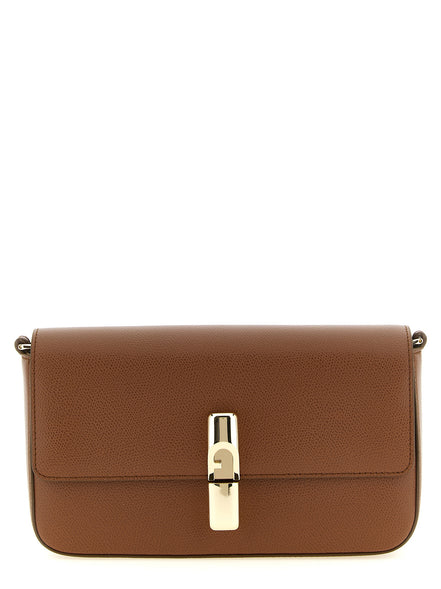 Τσάντα Furla Brown Iride S Crossbody