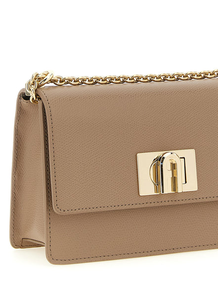 Furla Beige 1927 Mini Crossbody Bag