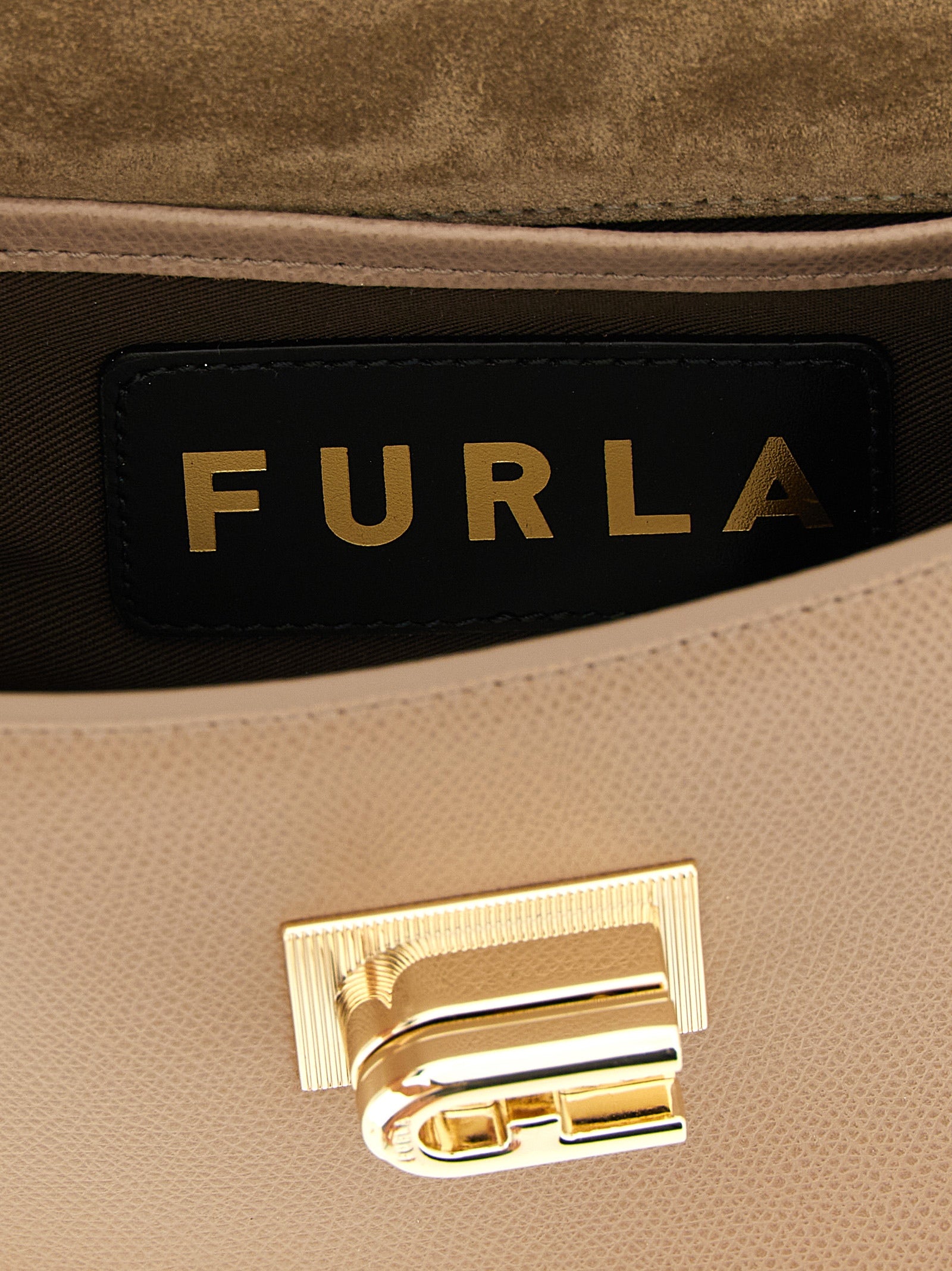 Furla Beige 1927 Mini Crossbody Bag
