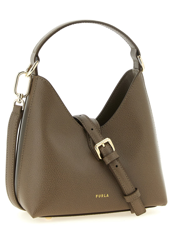 Τσάντα Furla Bicolor από δέρμα μοσχαριού