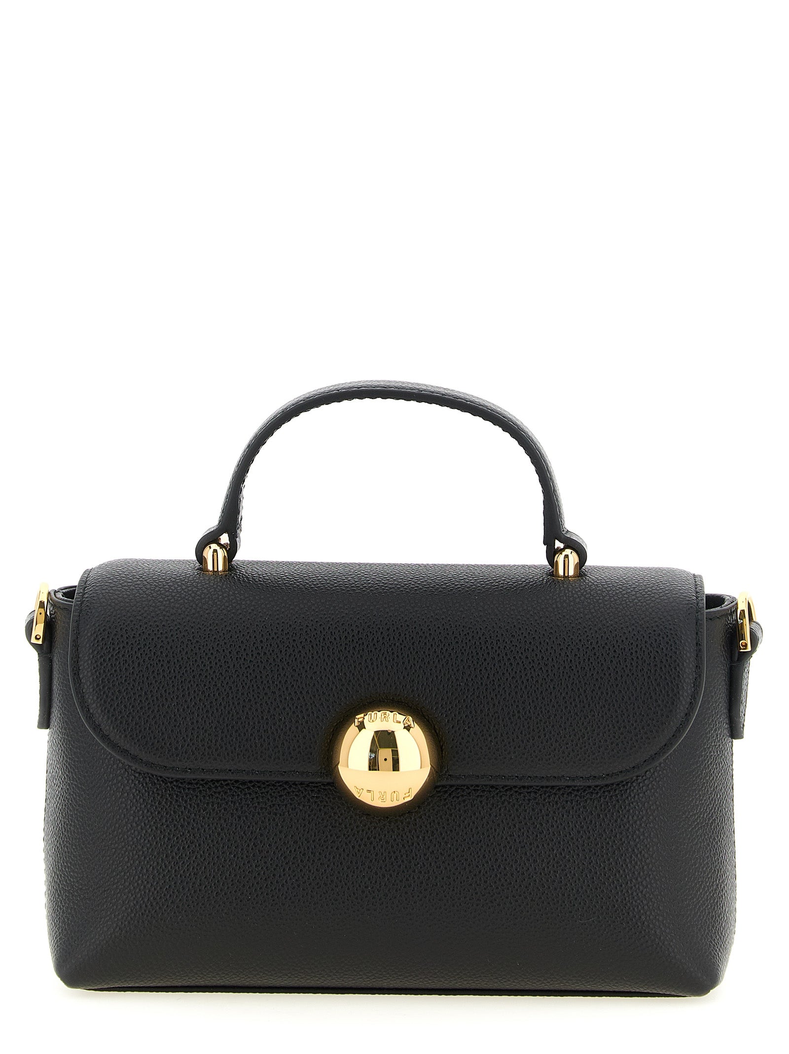 Furla Black Calfskin Handbag