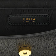 Furla Black Calfskin Handbag