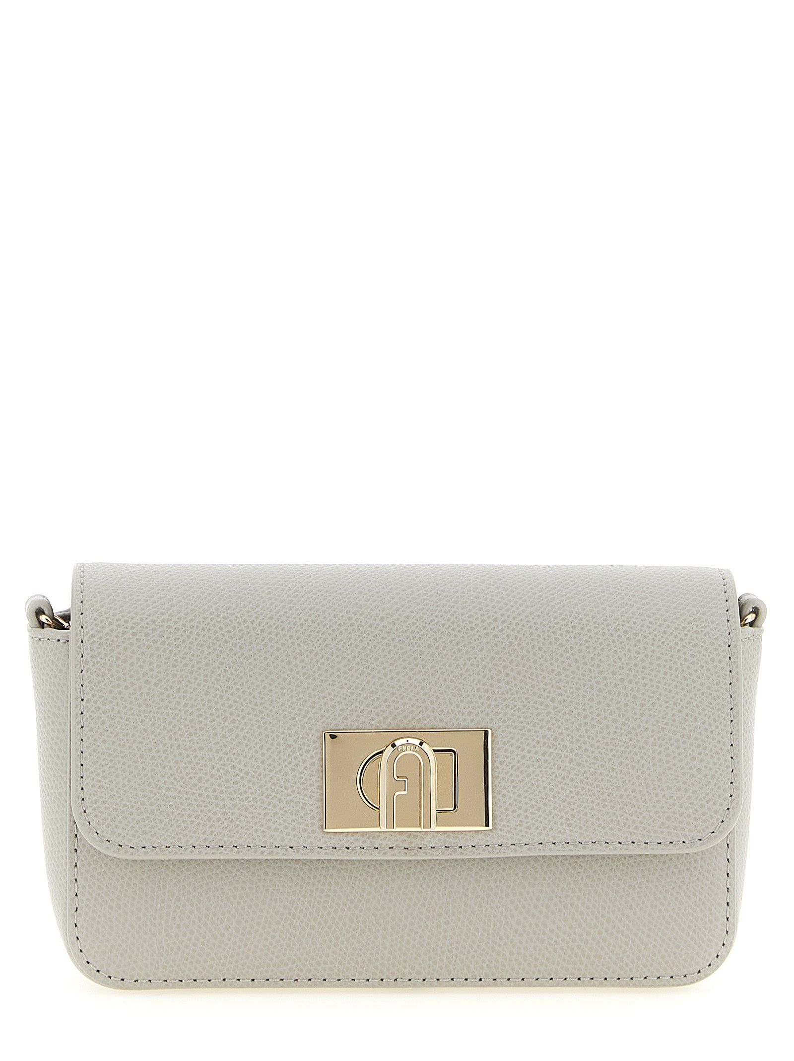 Τσάντα Furla Gray Calfskin Crossbody