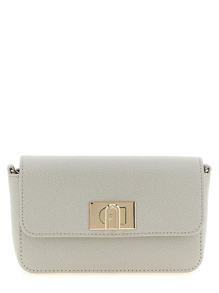 Τσάντα Furla Gray Calfskin Crossbody