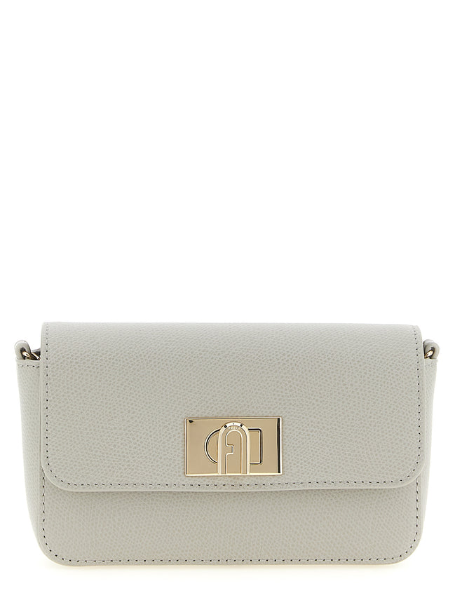 Τσάντα Furla Gray Calfskin Crossbody