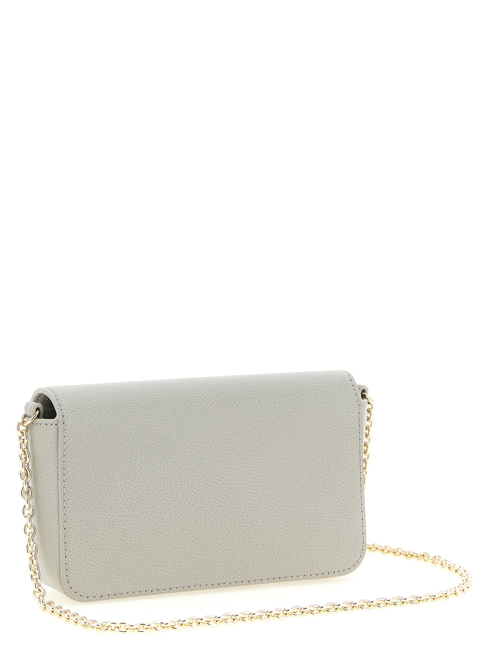 Τσάντα Furla Gray Calfskin Crossbody