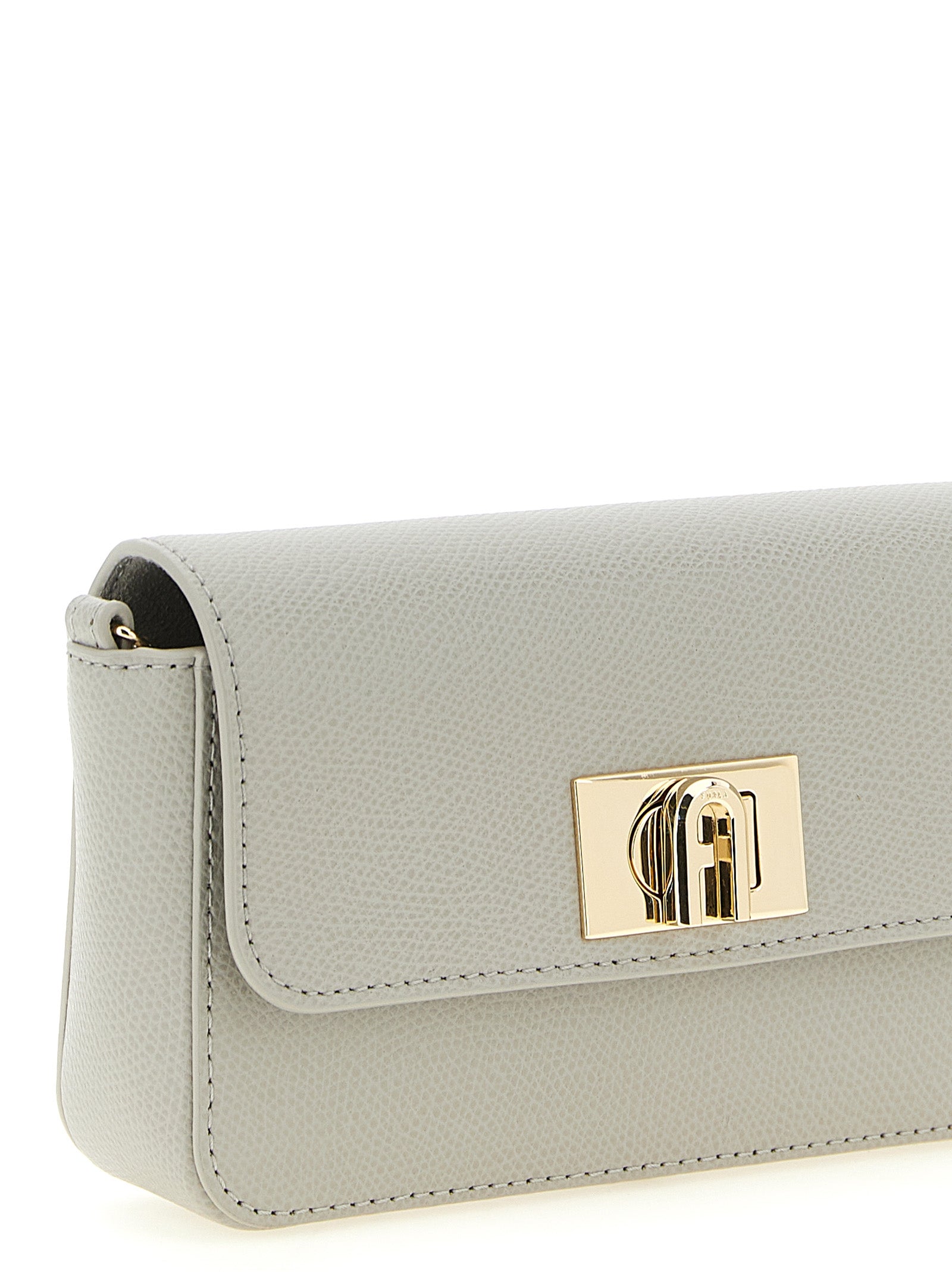 Τσάντα Furla Gray Calfskin Crossbody
