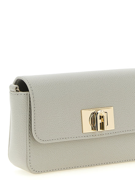 Τσάντα Furla Gray Calfskin Crossbody