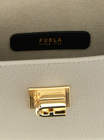 Τσάντα Furla Gray Calfskin Crossbody