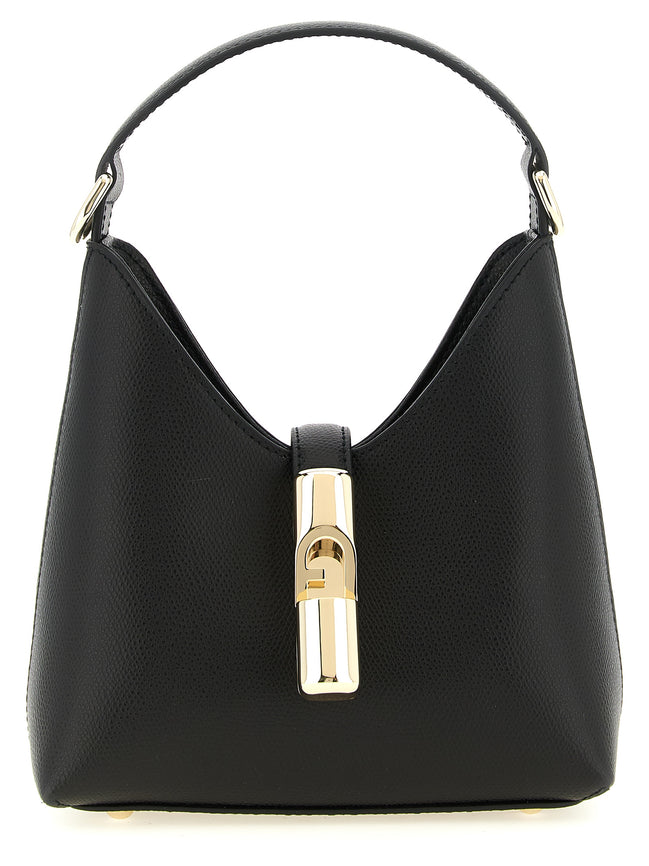 Furla Black Calfskin Handbag