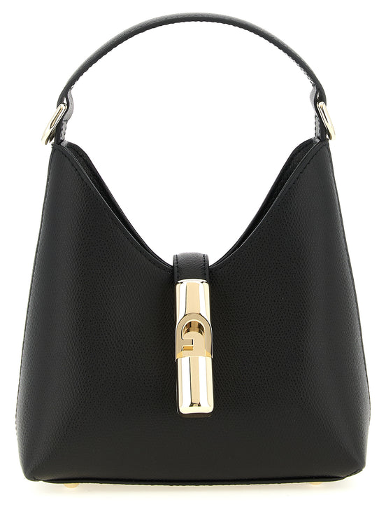 Furla Black Calfskin Handbag