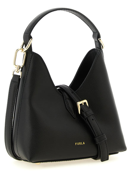 Furla Black Calfskin Handbag